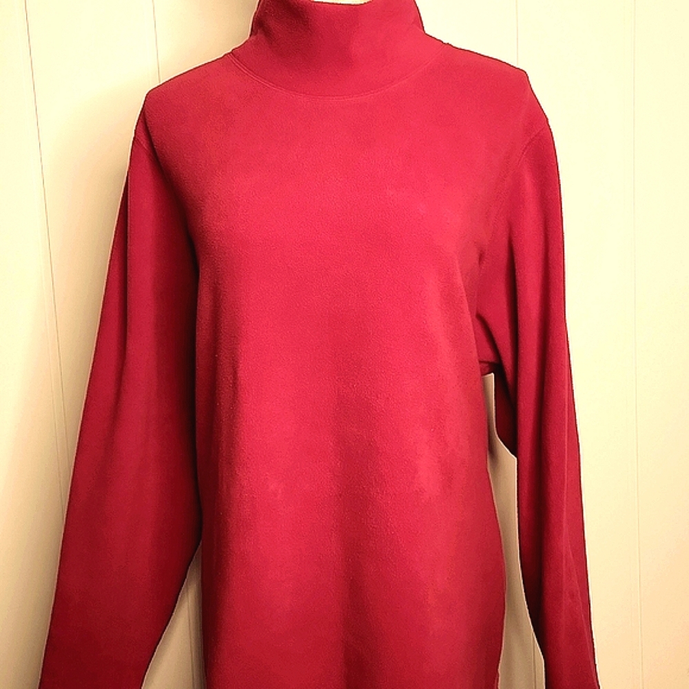 Land's End. turtleneck pullover fleece lightweight casual jacket size 2x